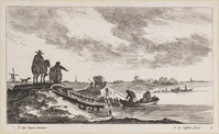 KG 05180
<br/>
Weg langs een rivier
<br/>
<em>Visscher, Jan de (ca. 1636-na 1692)</em>